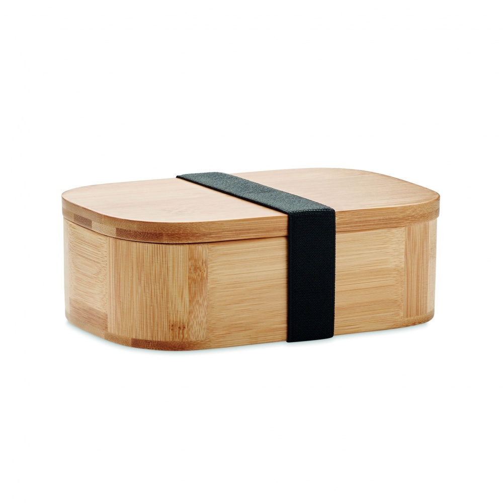 Logo trade business gifts image of: Bamboo lunch box 650ml LADEN